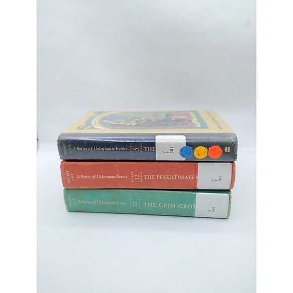 HC ex libr Lemony Snicket A Series of Unfortunate Events lot of 3 books 5,11,12 - Picture 1 of 7